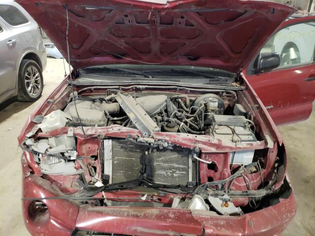 5TFTX4CN9BX010480 - 2011 TOYOTA TACOMA ACCESS CAB მუქწითელი ფოტო 11