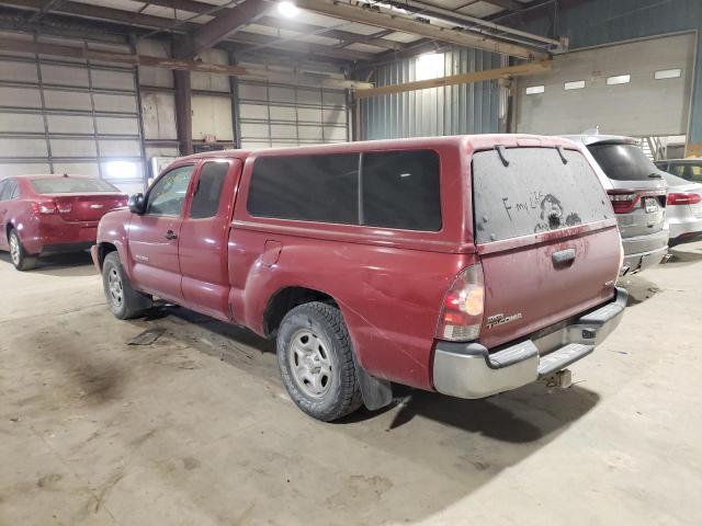 5TFTX4CN9BX010480 - 2011 TOYOTA TACOMA ACCESS CAB მუქწითელი ფოტო 2
