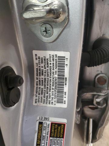 19XFA1F3XAE007917 - 2010 HONDA CIVIC VP ვერცხლისფერი ფოტო 13