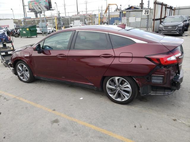 JHMZC5F35JC023477 - 2018 HONDA CLARITY TOURING BURGUNDY photo 2