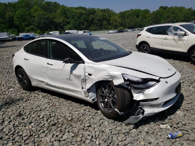 5YJ3E1EA8PF505091 - 2023 TESLA MODEL 3 WHITE photo 4