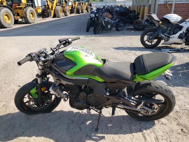 JKAEXEE14CDA02103 - 2012 KAWASAKI EX650 EC GREEN photo 3