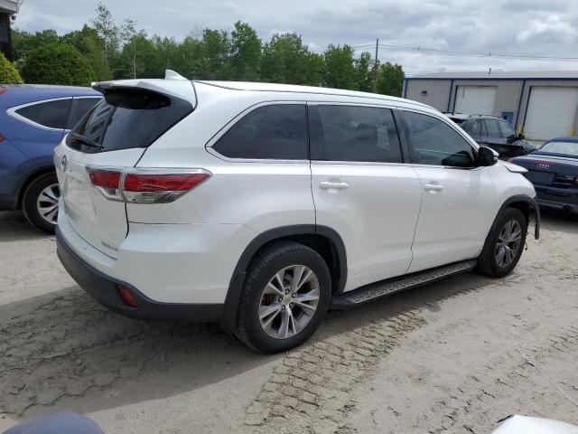 5TDJKRFH0ES053608 - 2014 TOYOTA HIGHLANDER XLE Ağ foto 3
