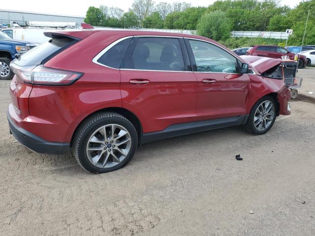 2FMPK4K97FBB72587 - 2015 FORD EDGE TITANIUM BURGUNDY photo 3