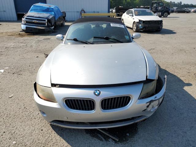 4USBT334X3LS47801 - 2003 BMW Z4 2.5 SILVER photo 5