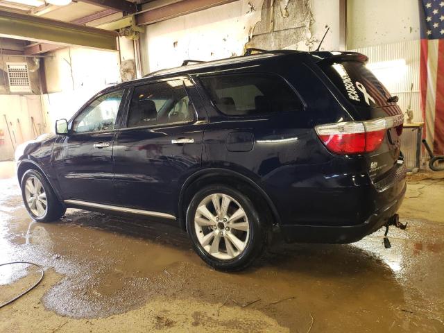 1C4RDJDG5DC684315 - 2013 DODGE DURANGO CREW BLUE photo 2