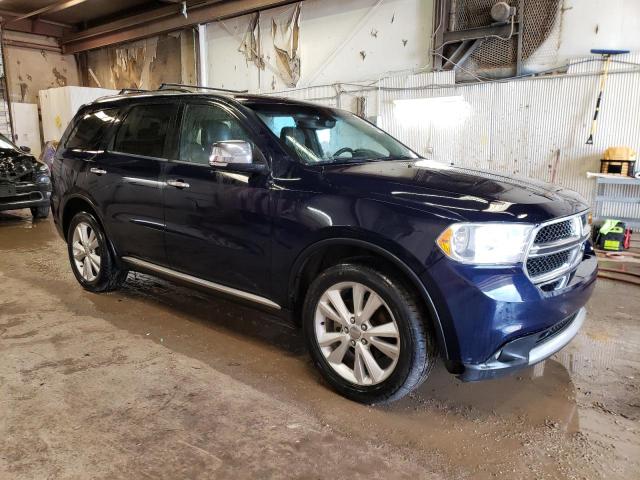 1C4RDJDG5DC684315 - 2013 DODGE DURANGO CREW BLUE photo 4