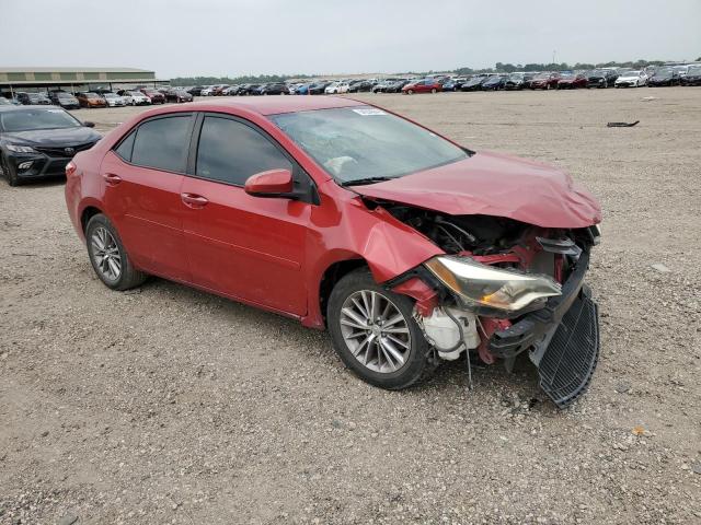 2T1BURHEXFC247753 - 2015 TOYOTA COROLLA L RED photo 4