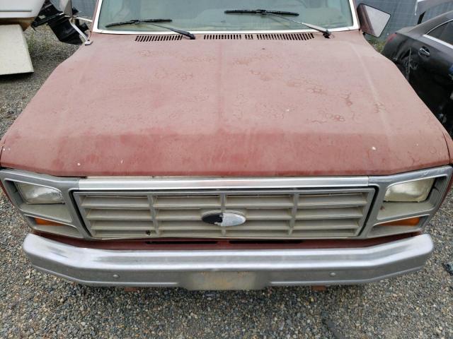 1FTHF2615FPB13102 - 1985 FORD F250 BROWN photo 11