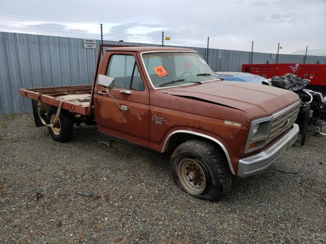 1FTHF2615FPB13102 - 1985 FORD F250 BROWN photo 4