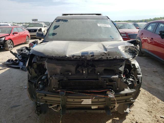 1FM5K8AT2JGA99562 - 2018 FORD EXPLORER POLICE INTERCEPTOR BLACK photo 5