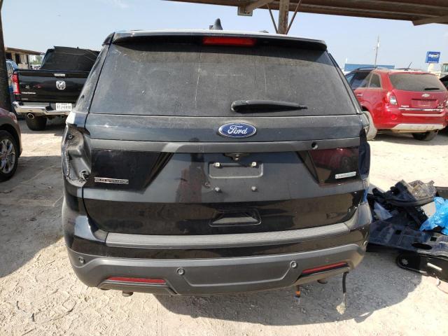 1FM5K8AT2JGA99562 - 2018 FORD EXPLORER POLICE INTERCEPTOR BLACK photo 6