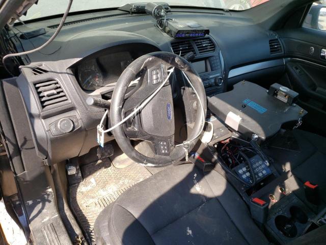 1FM5K8AT2JGA99562 - 2018 FORD EXPLORER POLICE INTERCEPTOR BLACK photo 8