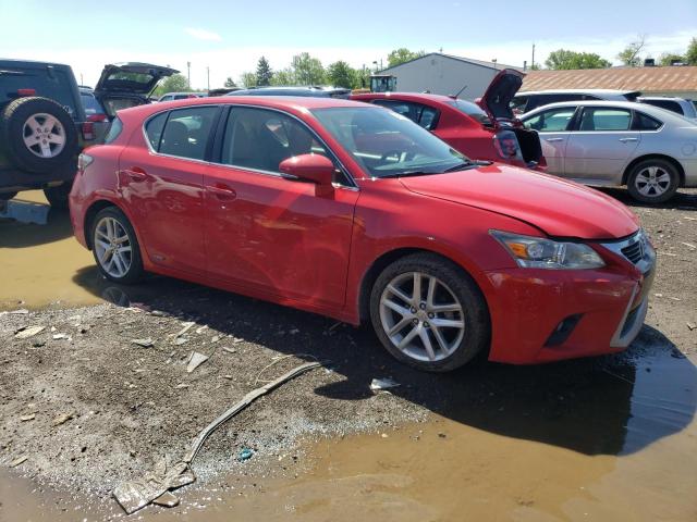 JTHKD5BH2F2235430 - 2015 LEXUS CT 200 RED photo 4