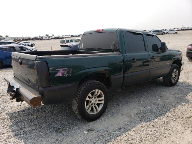 2GCEK13V771106683 - 2007 CHEVROLET SILVERADO K1500 CLASSIC CREW CAB GREEN photo 3