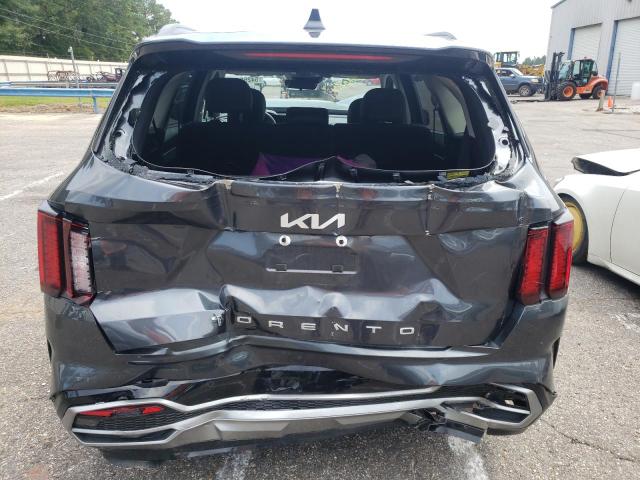 5XYRL4LC2NG143769 - 2022 KIA SORENTO S GRAY photo 6