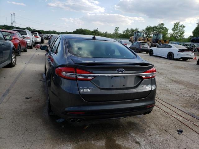 3FA6P0VP3HR403516 - 2017 FORD FUSION SPORT GRAY photo 6