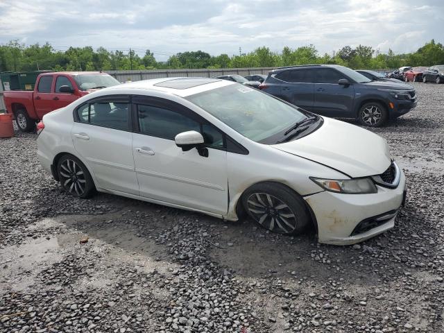 19XFB2F99FE085328 - 2015 HONDA CIVIC EXL WHITE photo 4
