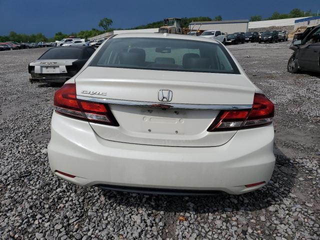 19XFB2F99FE085328 - 2015 HONDA CIVIC EXL WHITE photo 6