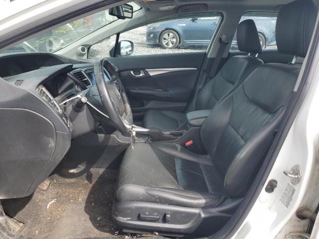 19XFB2F99FE085328 - 2015 HONDA CIVIC EXL WHITE photo 7