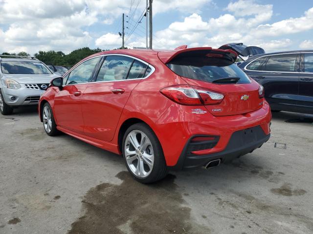 3G1BF6SM6JS626469 - 2018 CHEVROLET CRUZE PREMIER RED photo 2