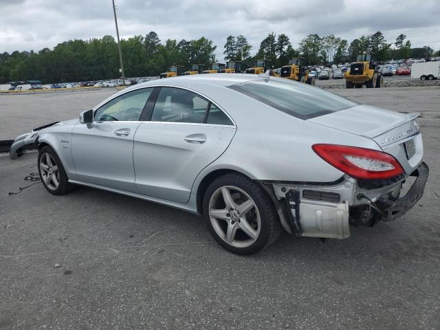 WDDLJ9BB4CA043662 - 2012 MERCEDES-BENZ CLS 550 4MATIC SILVER photo 2