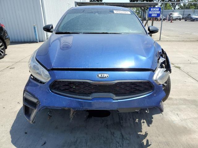 3KPF34AD2ME360989 - 2021 KIA FORTE GT LINE BLUE photo 5