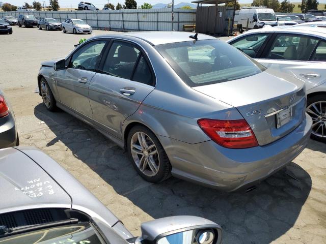 WDDGF4HB9EA961441 - 2014 MERCEDES-BENZ C 250 SILVER photo 2