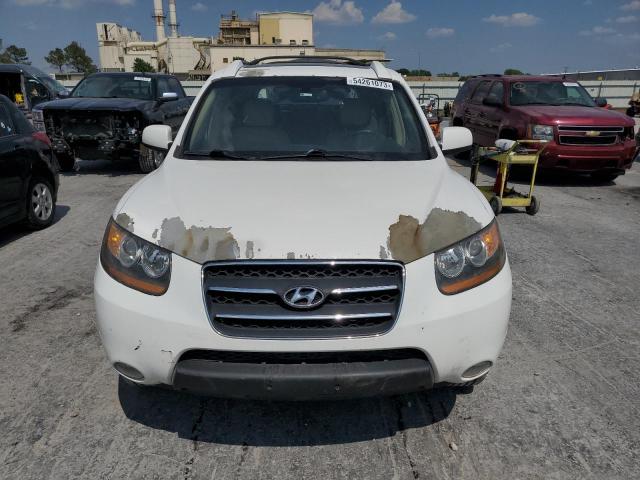 5NMSH13E49H313077 - 2009 HYUNDAI SANTA FE SE WHITE photo 5