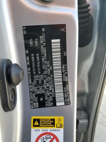 5TDJKRFH2FS221718 - 2015 TOYOTA HIGHLANDER XLE SILVER photo 14