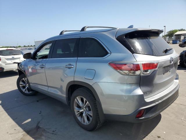 5TDJKRFH2FS221718 - 2015 TOYOTA HIGHLANDER XLE SILVER photo 2