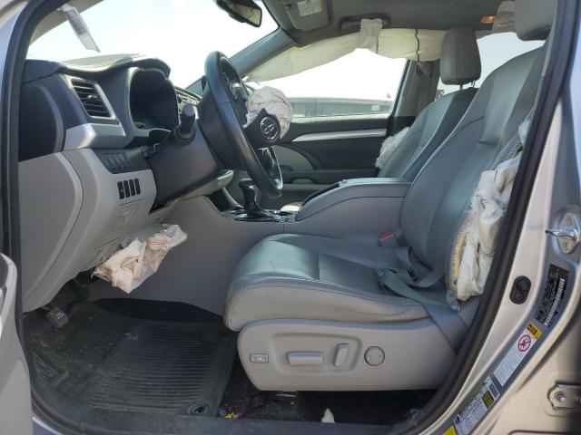 5TDJKRFH2FS221718 - 2015 TOYOTA HIGHLANDER XLE SILVER photo 7