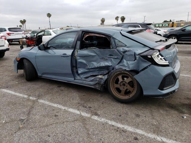 SHHFK7H92HU430382 - 2017 HONDA CIVIC SPORT TOURING BLUE photo 2