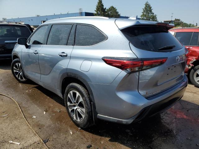 5TDHZRBH6MS082688 - 2021 TOYOTA HIGHLANDER XLE Mavi foto 2