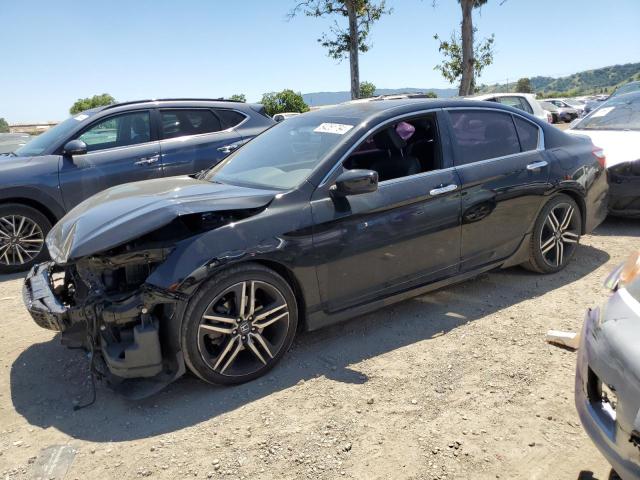 1HGCR2F55GA065272 - 2016 HONDA ACCORD SPORT BLACK photo 1