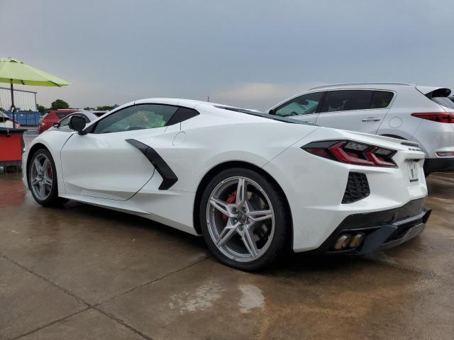 1G1YB2D46M5102863 - 2021 CHEVROLET CORVETTE STINGRAY 2LT WHITE photo 2