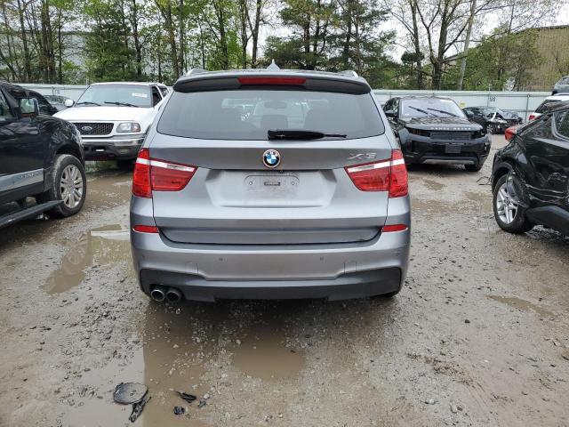 5UXWX9C57F0D57090 - 2015 BMW X3 XDRIVE28I GRAY photo 6