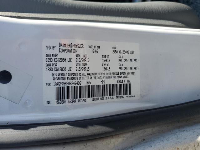 1A4GP45R56B740496 - 2006 CHRYSLER TOWN & COU 白色 照片 13