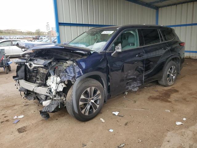 5TDGZRBHXMS075657 - 2021 TOYOTA HIGHLANDER XLE 蓝色 照片 1