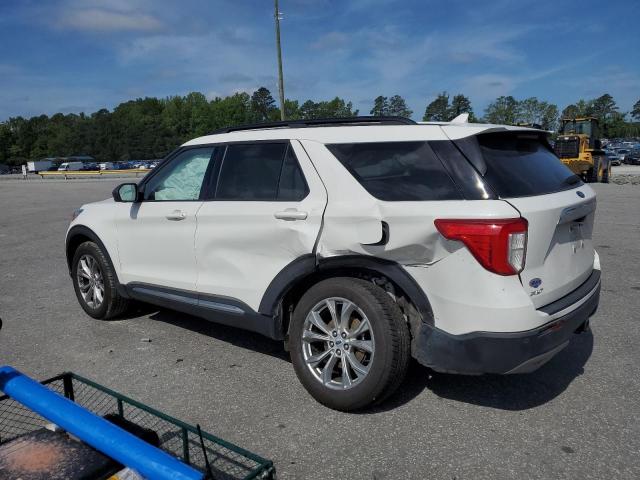 1FMSK8DH3LGB38446 - 2020 FORD EXPLORER XLT WHITE photo 2