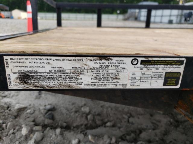 54264483 - 2020 UTILITY TRAILER BLACK photo 10