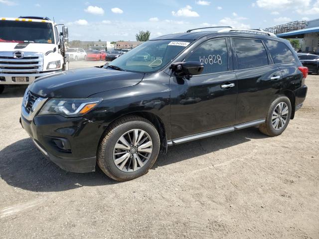 5N1DR2MN1HC628843 - 2017 NISSAN PATHFINDER S BLACK photo 1