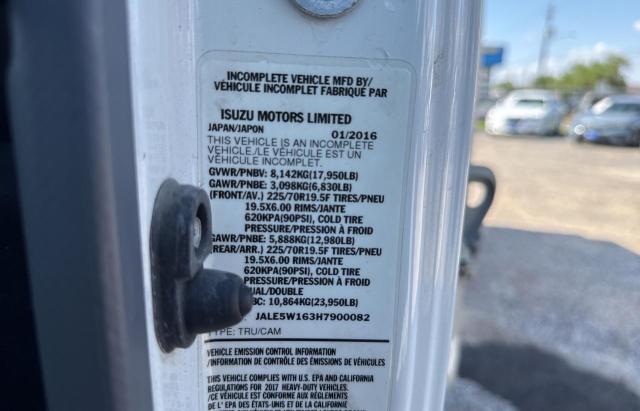 JALE5W163H7900082 - 2017 ISUZU NQR Ağ foto 10
