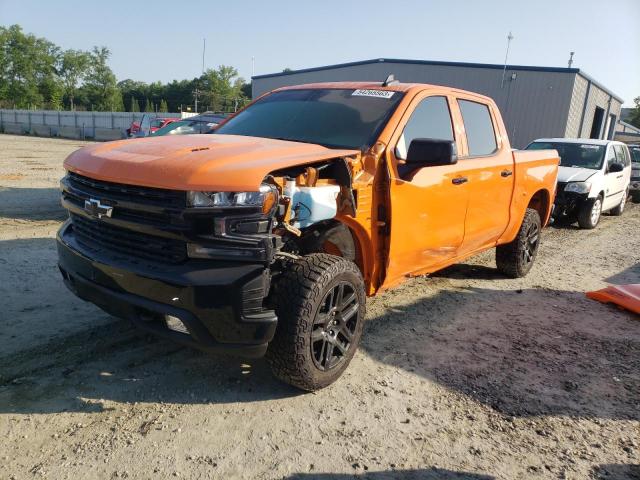 1GCPYFEL5MZ420495 - 2021 CHEVROLET SILVERADO K1500 LT TRAIL BOSS ORANGE photo 1