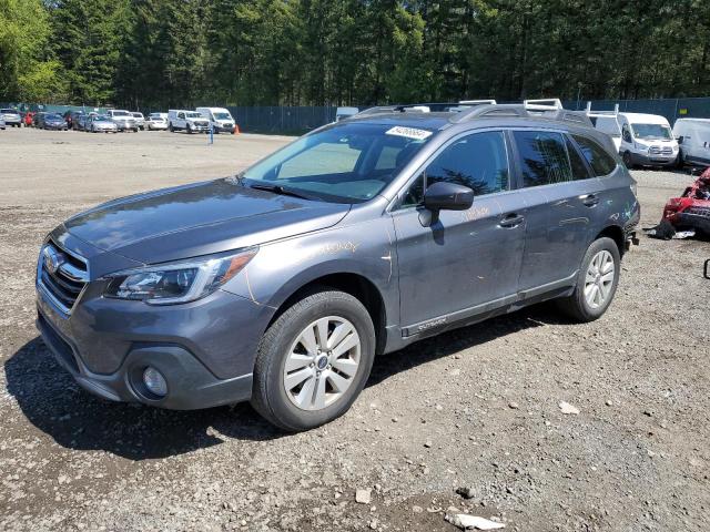 4S4BSACC0J3325662 - 2018 SUBARU OUTBACK 2.5I PREMIUM GRAY photo 1