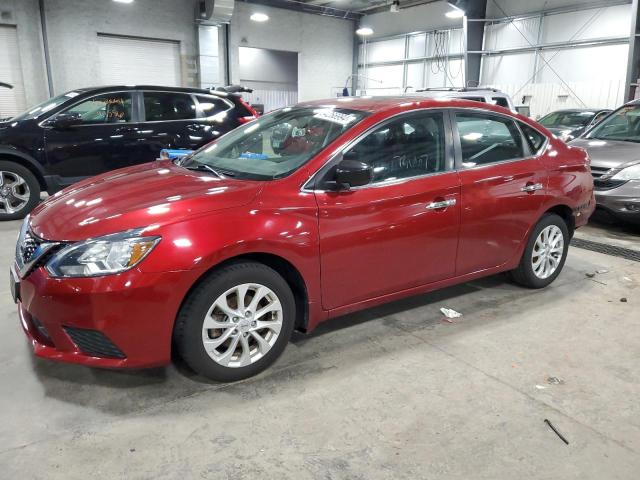 3N1AB7AP0JY308802 - 2018 NISSAN SENTRA S RED photo 1