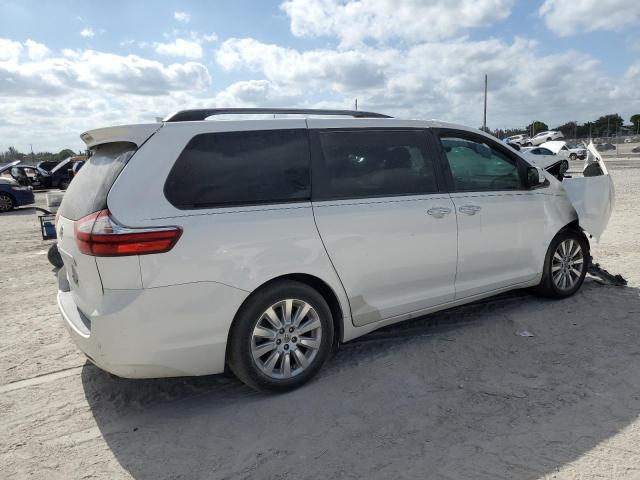 5TDYK3DC8GS739966 - 2016 TOYOTA SIENNA XLE WHITE photo 3