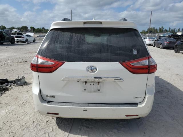 5TDYK3DC8GS739966 - 2016 TOYOTA SIENNA XLE WHITE photo 6