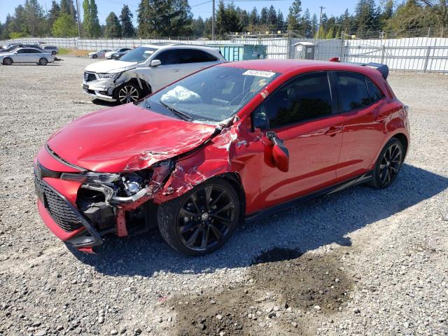 JTND4MBE8M3105651 - 2021 TOYOTA COROLLA SE RED photo 1