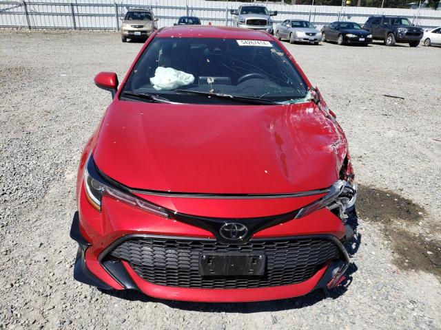 JTND4MBE8M3105651 - 2021 TOYOTA COROLLA SE RED photo 5